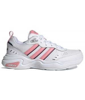 Кроссовки Adidas Strutter белые с розовым